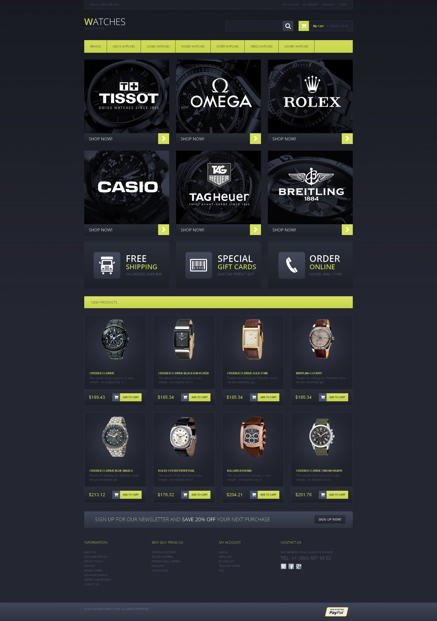 Magento Themes - GoWebBaby.Com