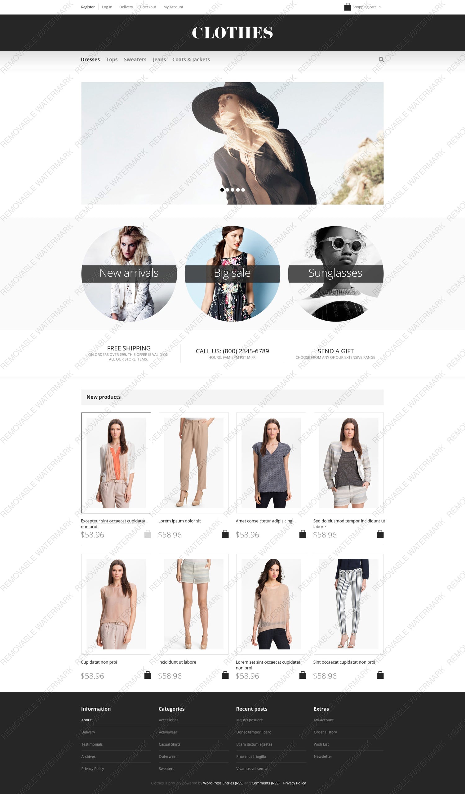 Womens Clothing WooCommerce Website Design - GoWebBaby.Com