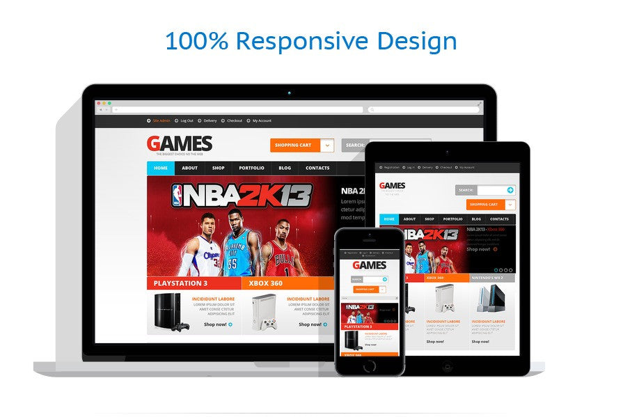 Games Store WooCommerce Website Design - GoWebBaby.Com
