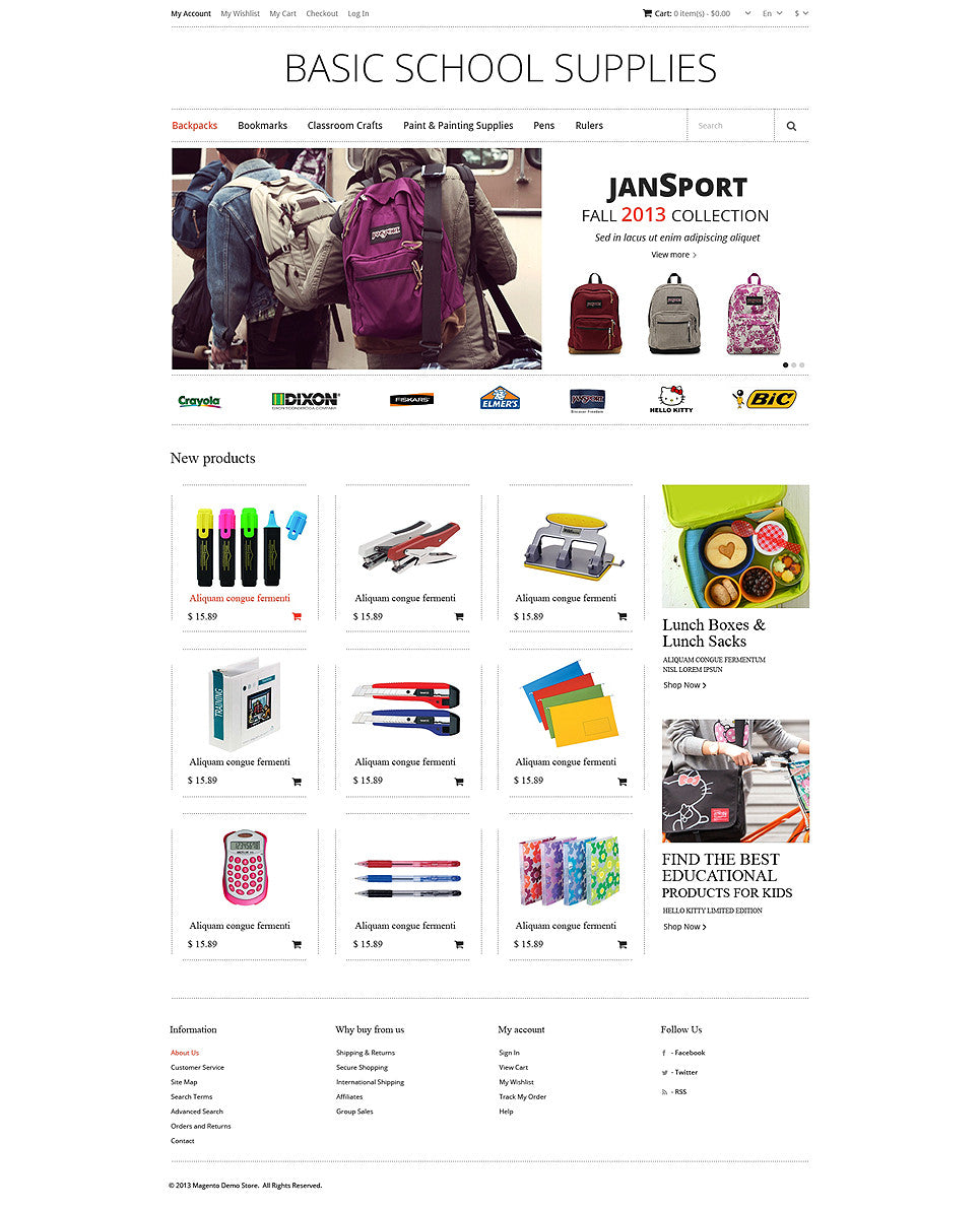 Magento Themes - GoWebBaby.Com