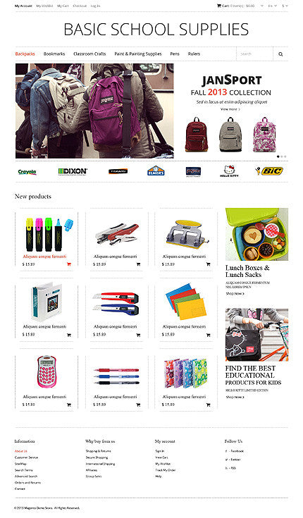 Magento Themes - GoWebBaby.Com