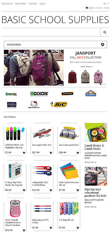 Magento Themes - GoWebBaby.Com