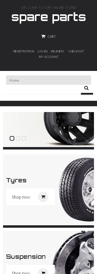 Spare Parts and Tyre WooCommerce Themes - GoWebBaby.Com