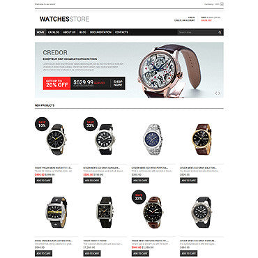 Watches Responsive Shopify Theme - GoWebBaby.Com