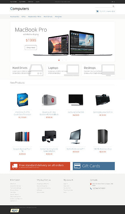 Magento Themes - GoWebBaby.Com