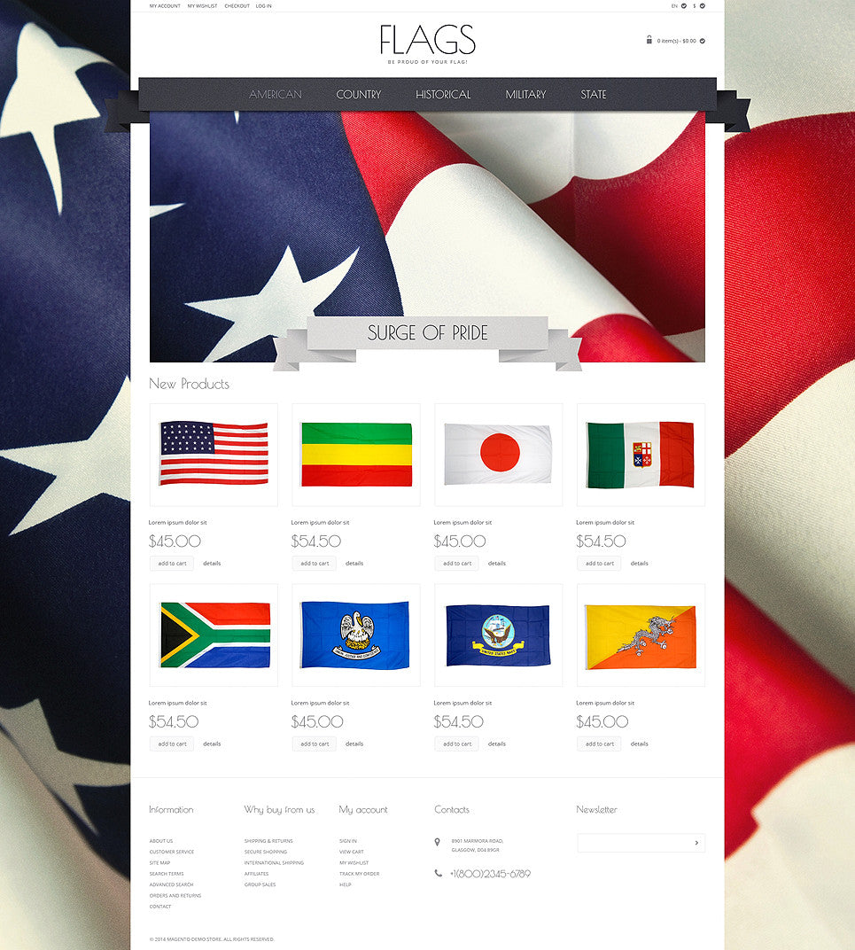 Magento Themes - GoWebBaby.Com