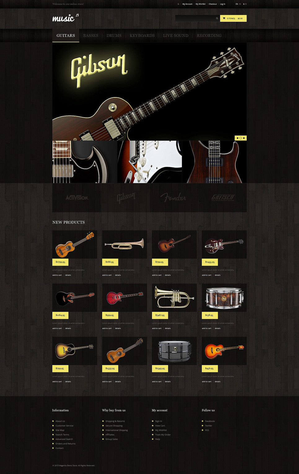 Magento Themes - GoWebBaby.Com