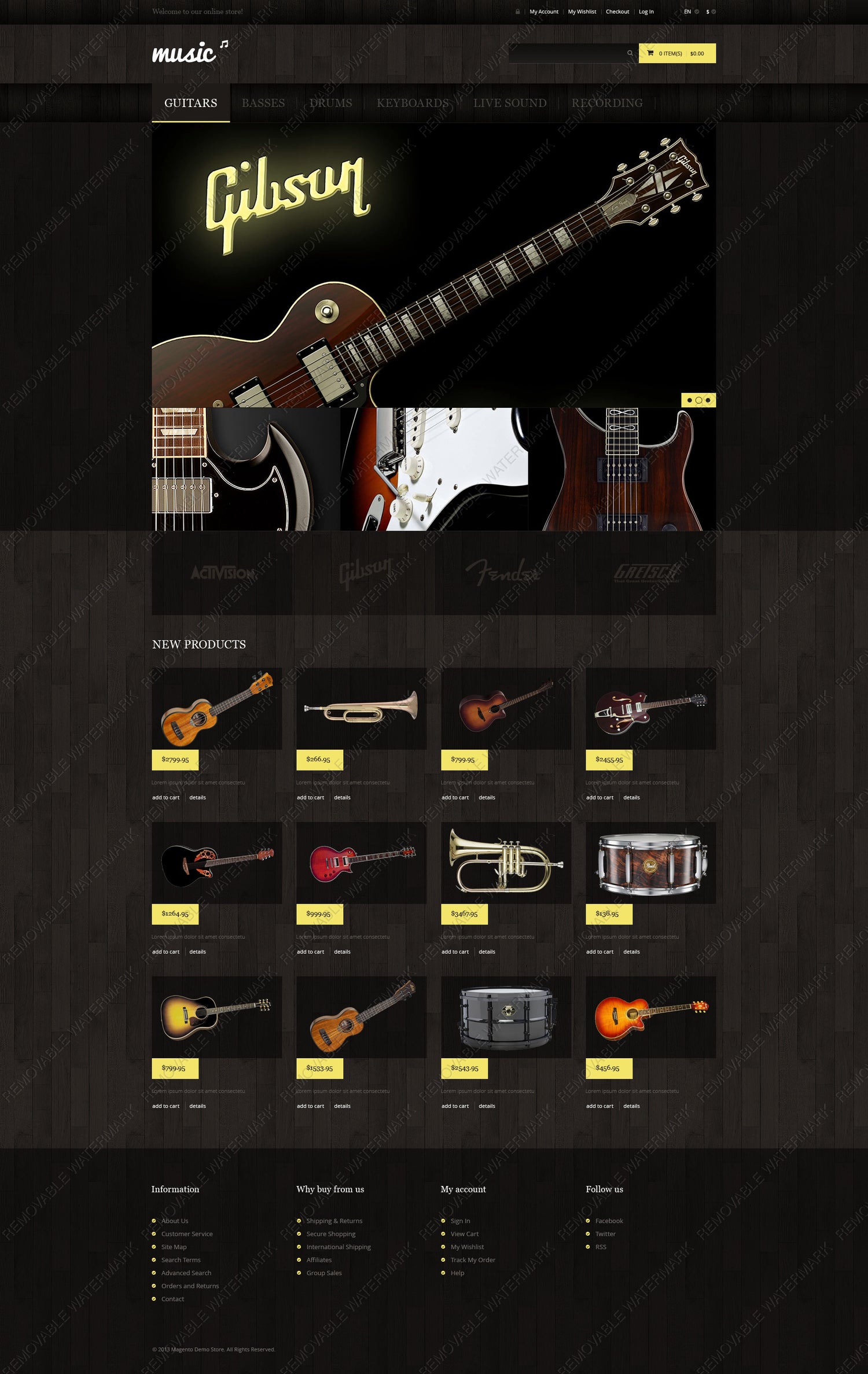 Magento Themes - GoWebBaby.Com