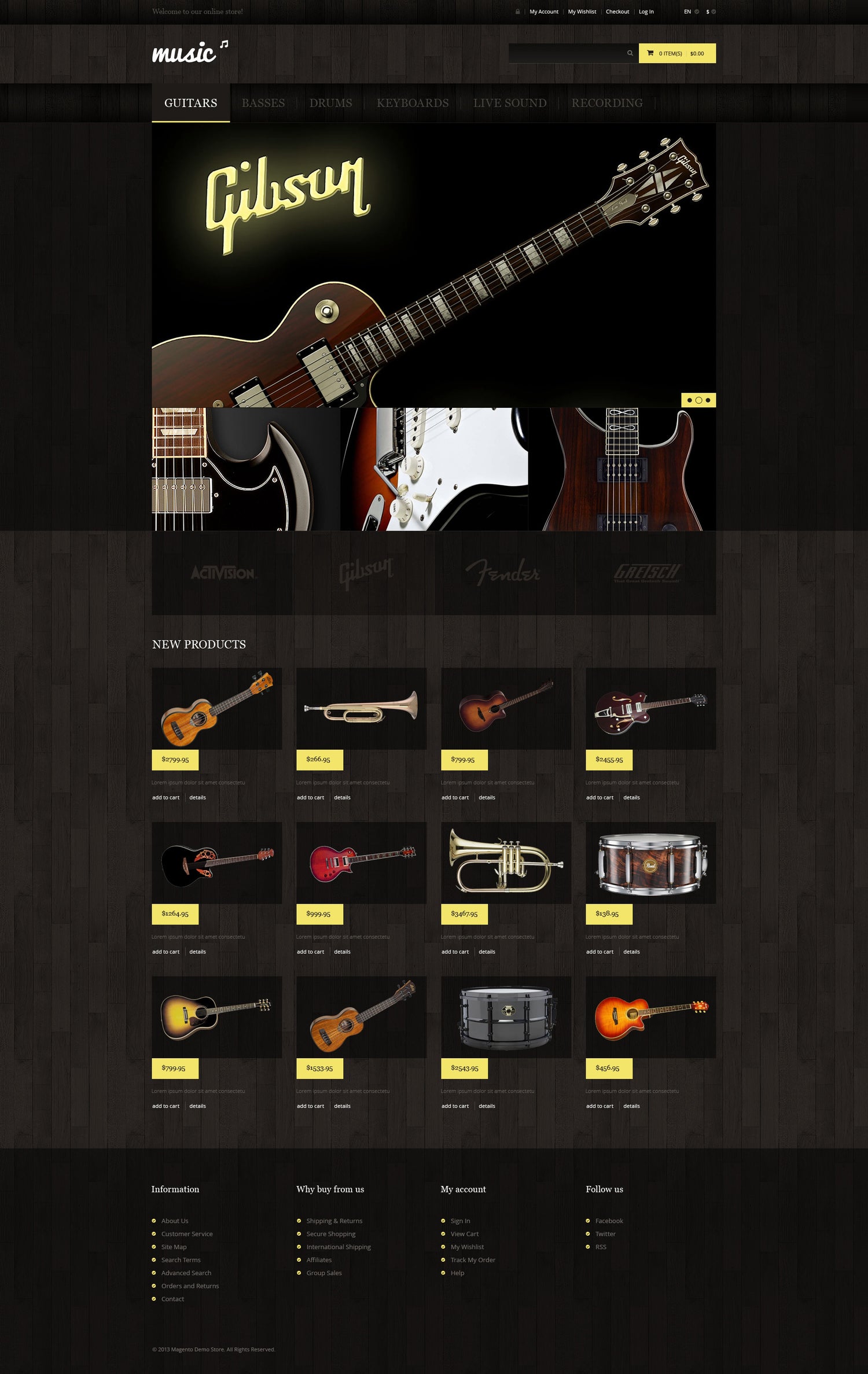 Magento Themes - GoWebBaby.Com