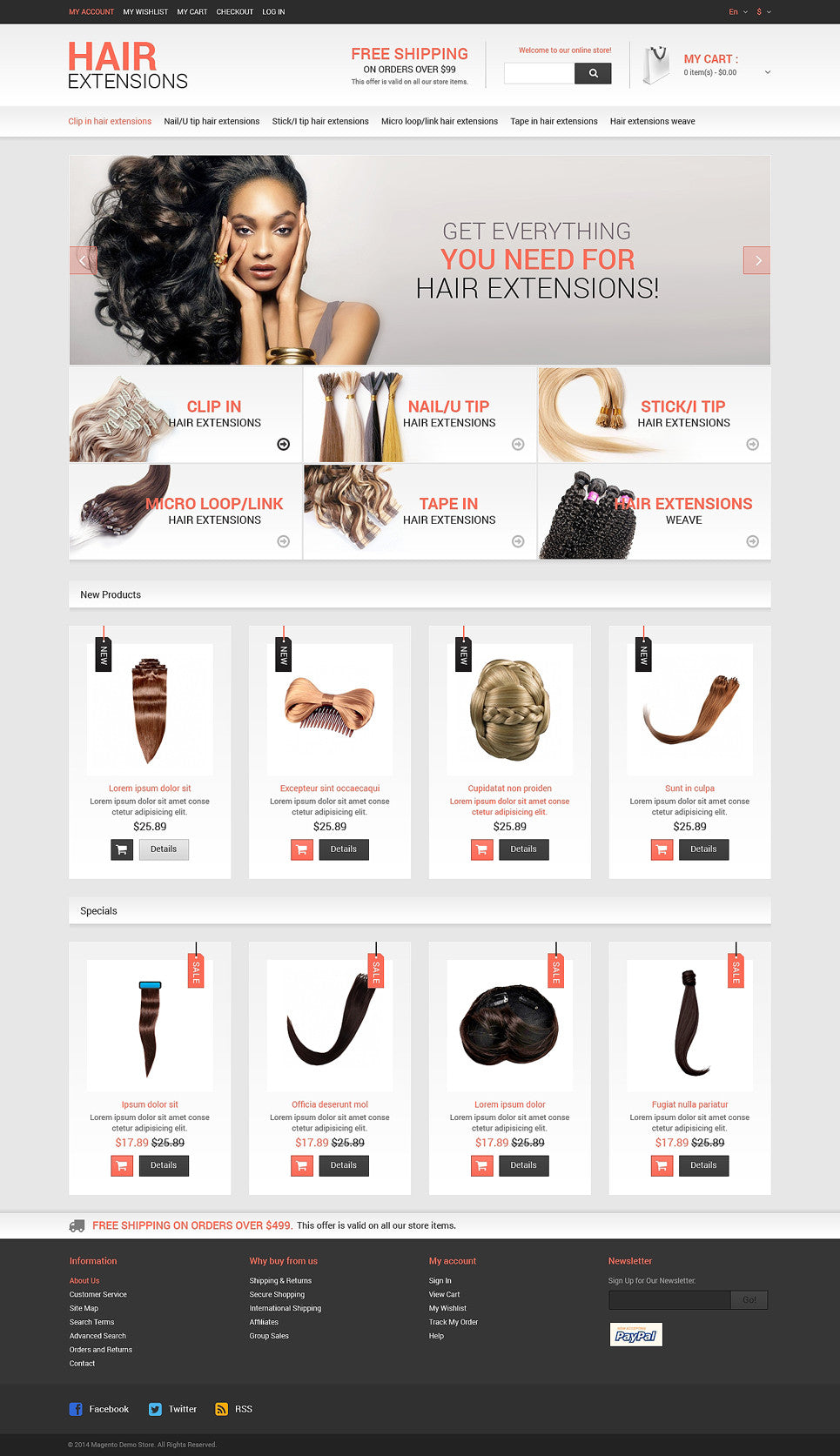 Magento Themes - GoWebBaby.Com
