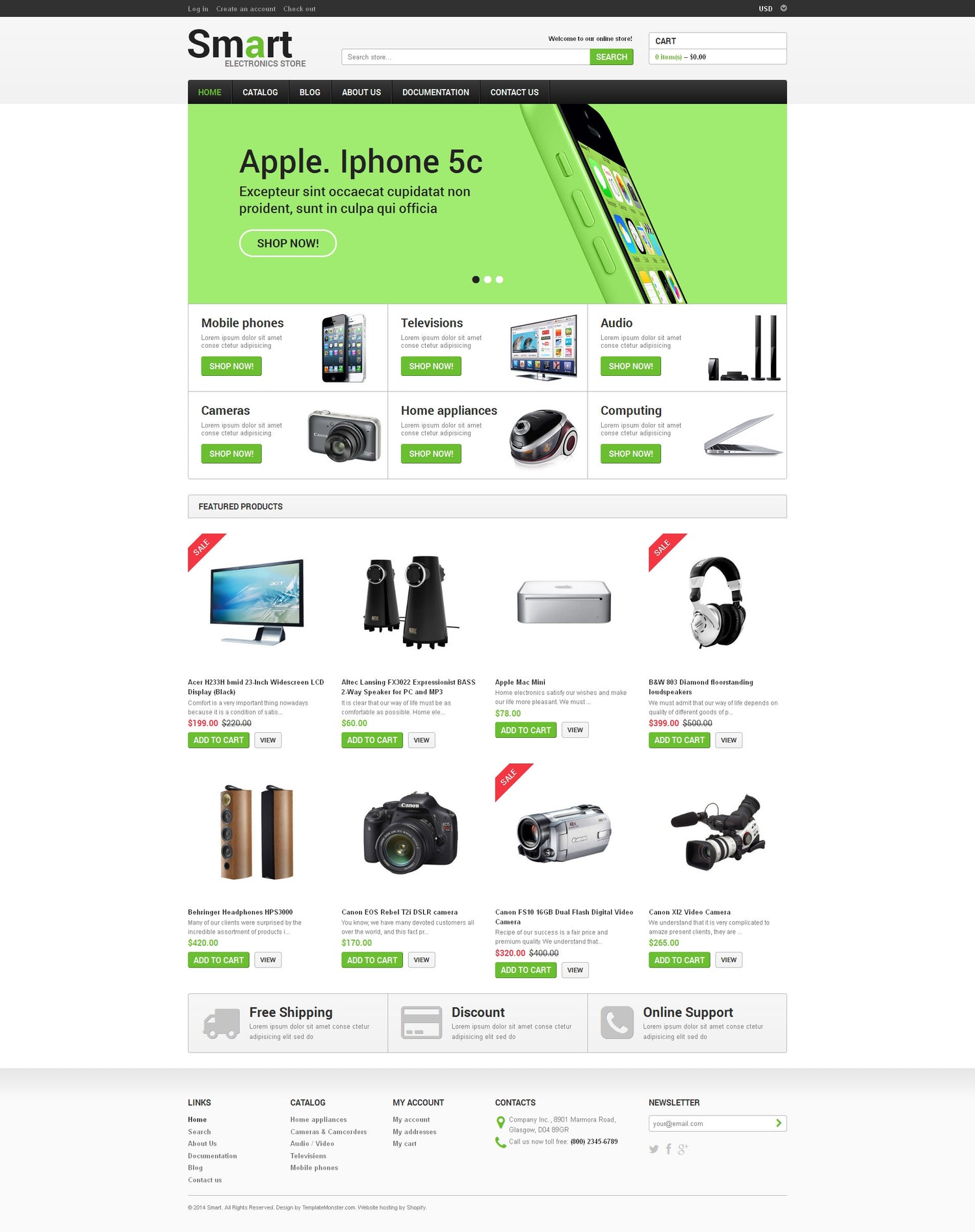 Shopify Themes - GoWebBaby.Com