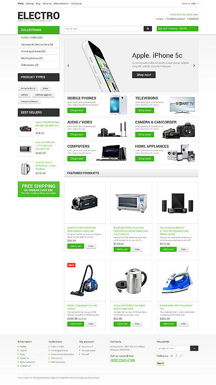 Shopify Themes - GoWebBaby.Com