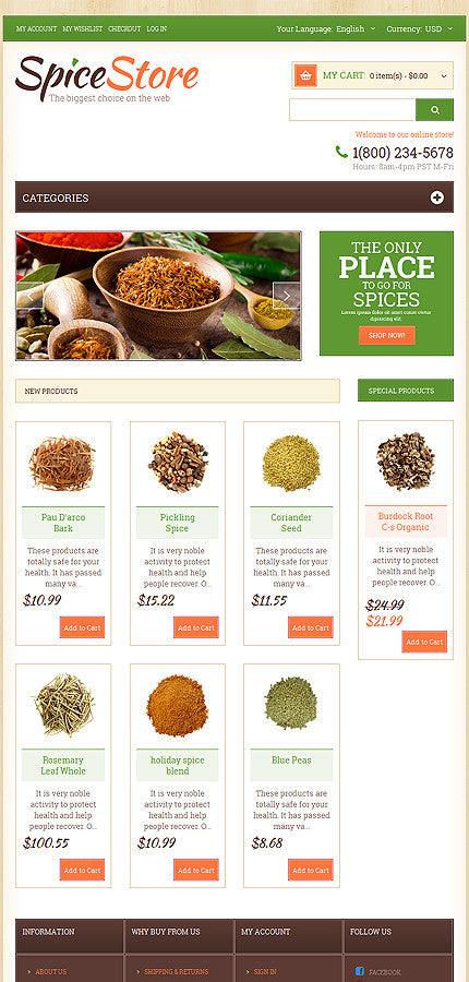 Magento Themes - GoWebBaby.Com