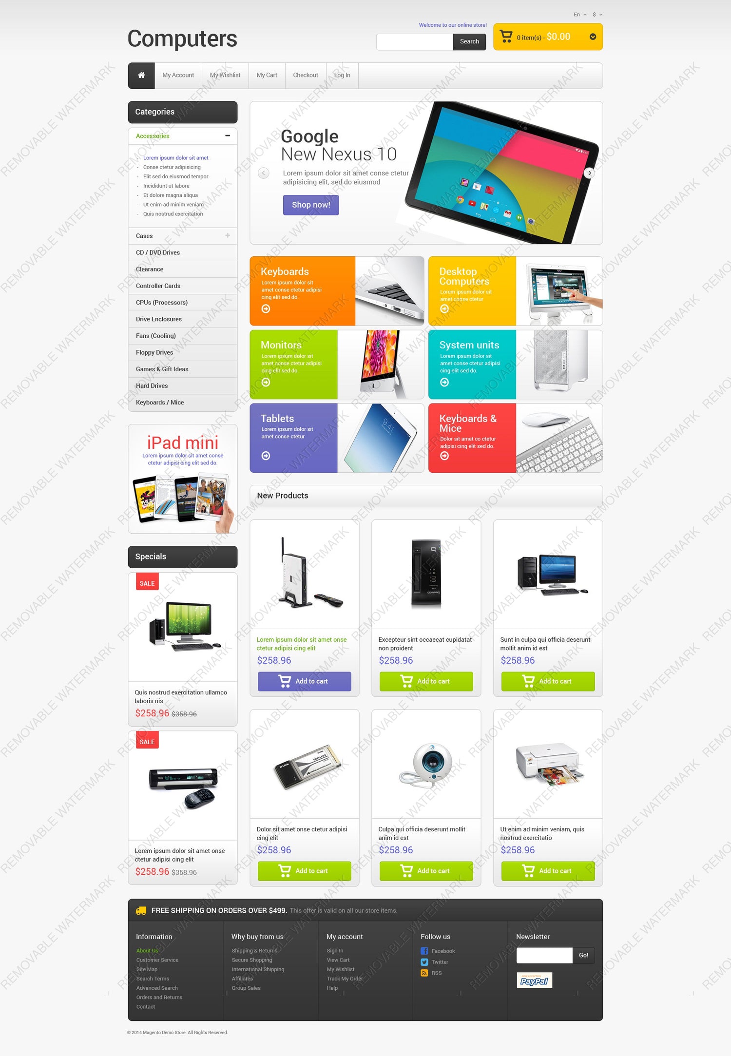 Magento Themes - GoWebBaby.Com
