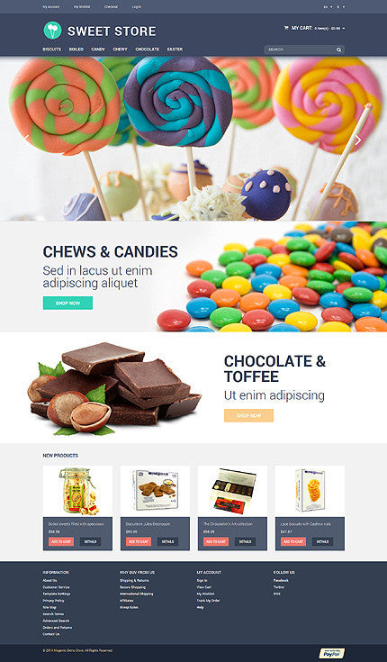 Magento Themes - GoWebBaby.Com