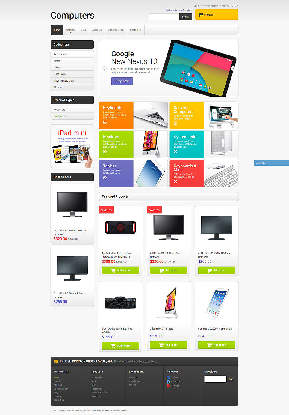 Shopify Themes - GoWebBaby.Com