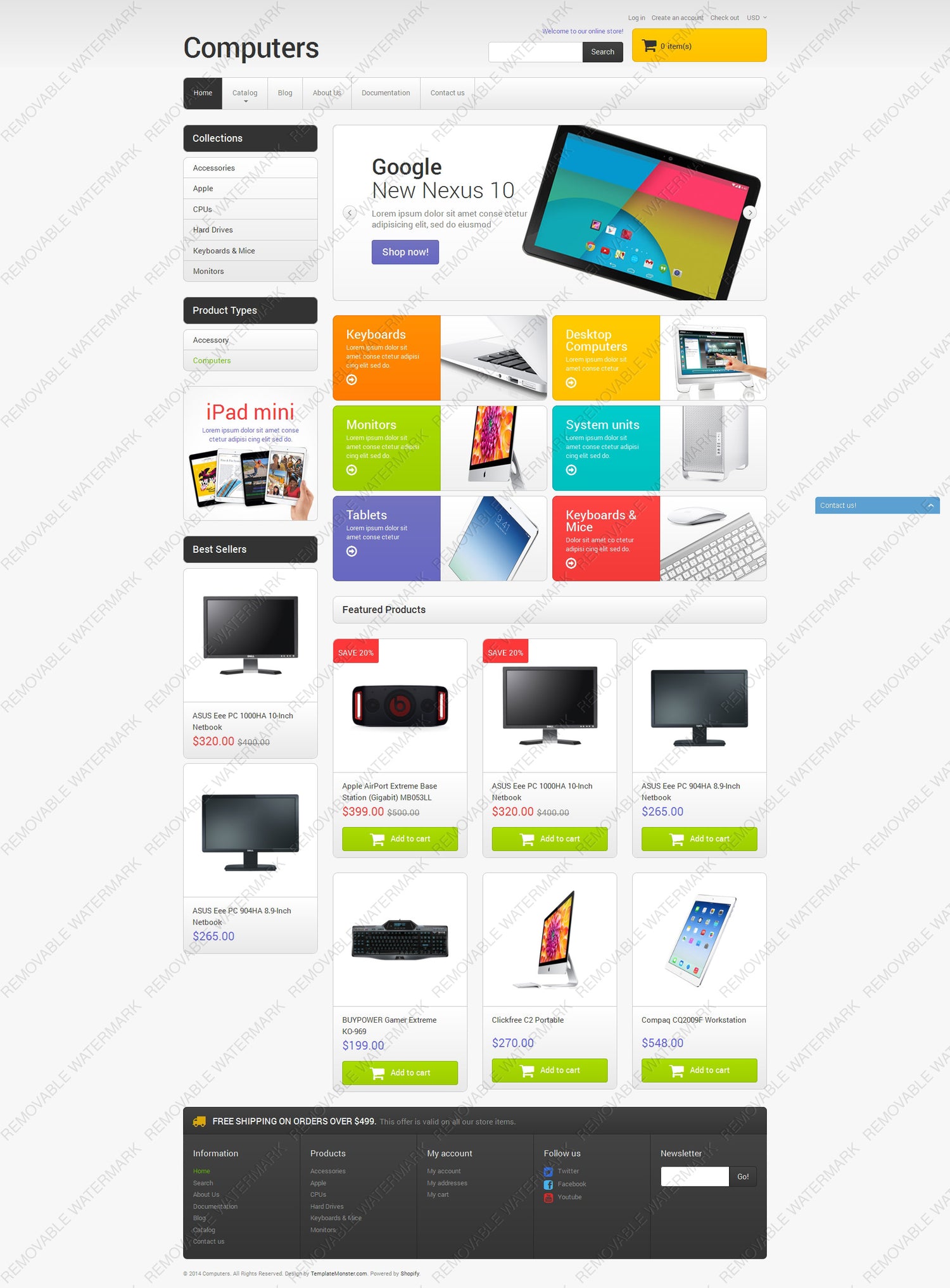 Shopify Themes - GoWebBaby.Com