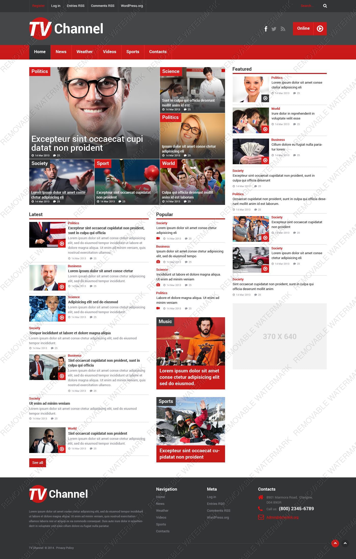 WordPress Themes - GoWebBaby.Com