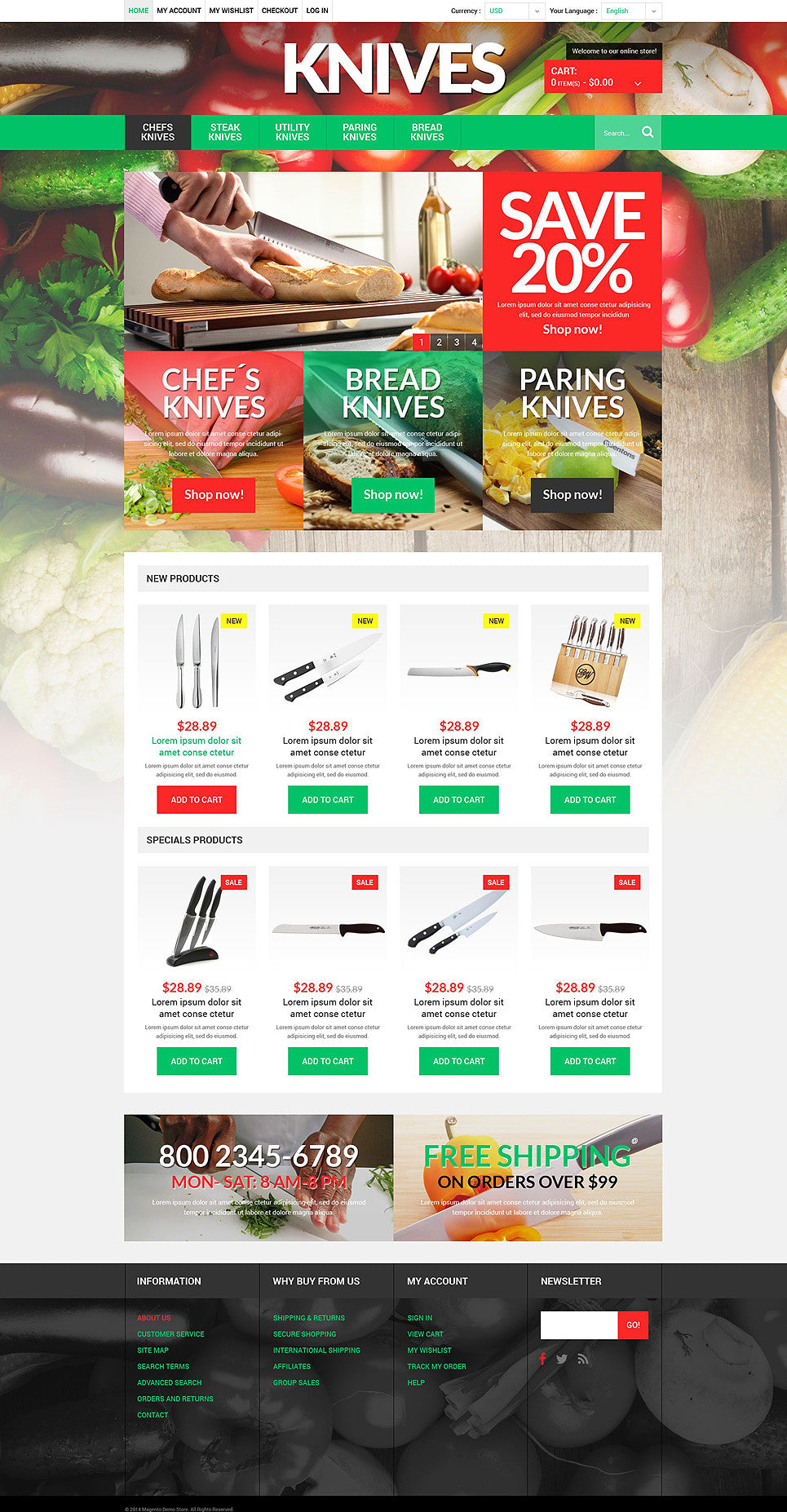 Magento Themes - GoWebBaby.Com