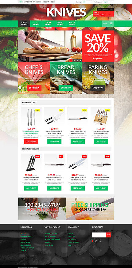 Magento Themes - GoWebBaby.Com