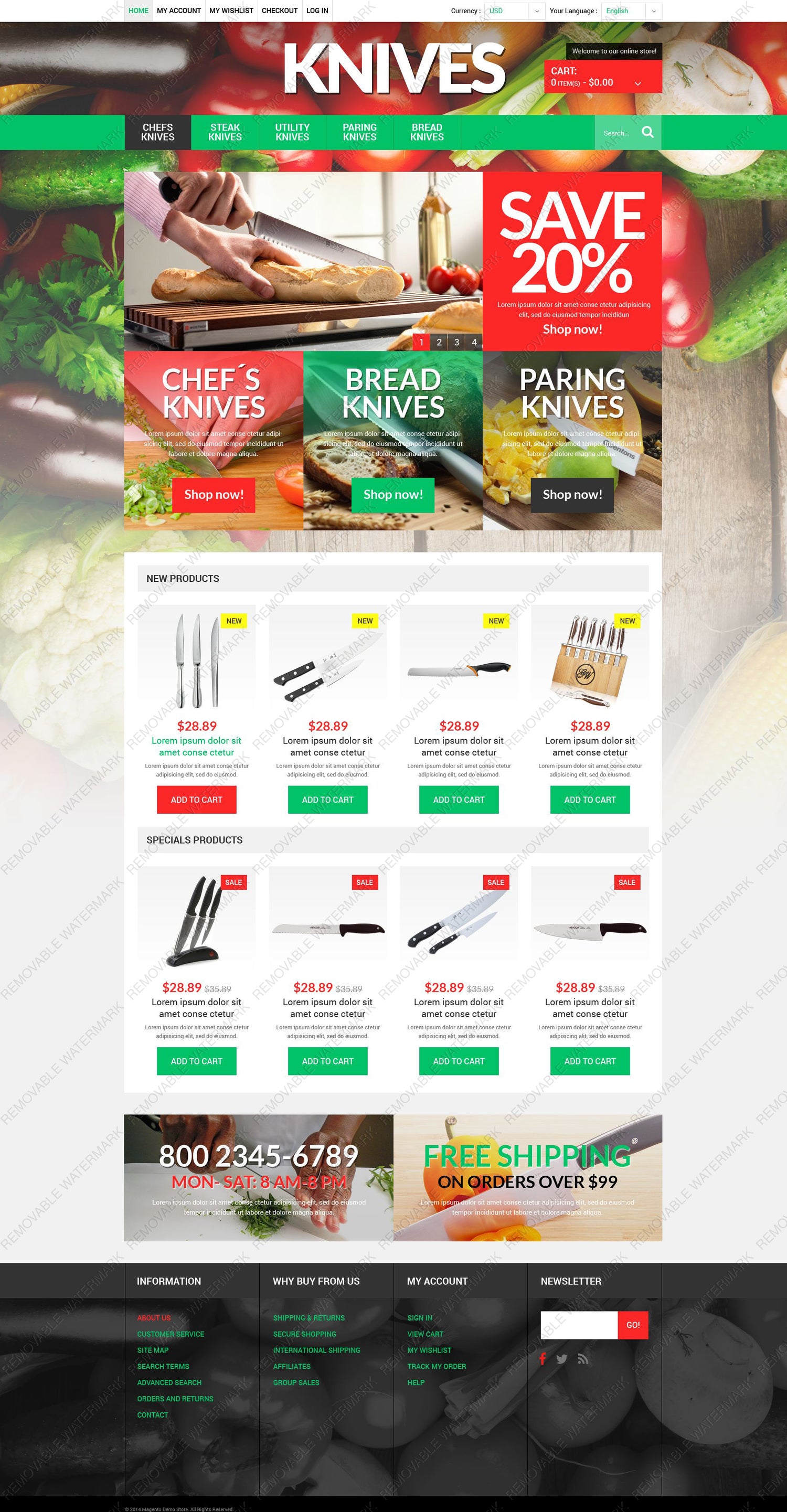 Magento Themes - GoWebBaby.Com