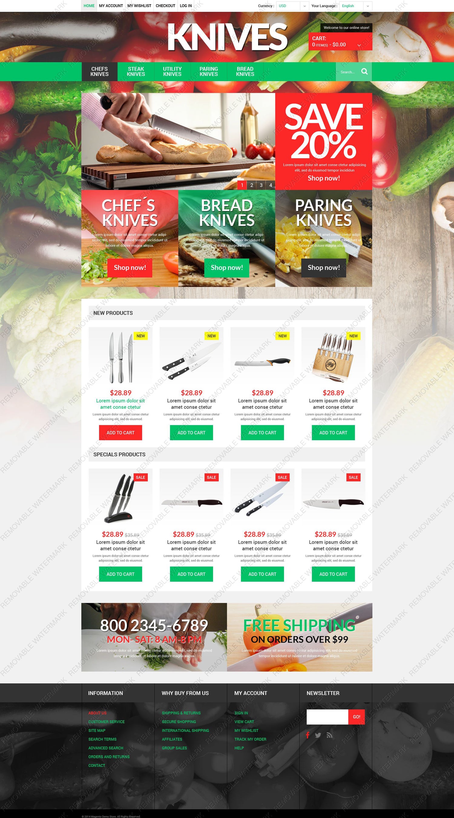 Magento Themes - GoWebBaby.Com