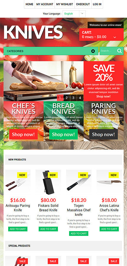 Magento Themes - GoWebBaby.Com