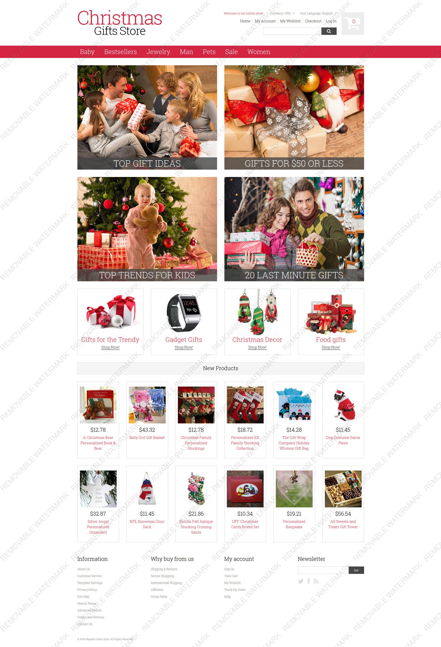 Magento Themes - GoWebBaby.Com