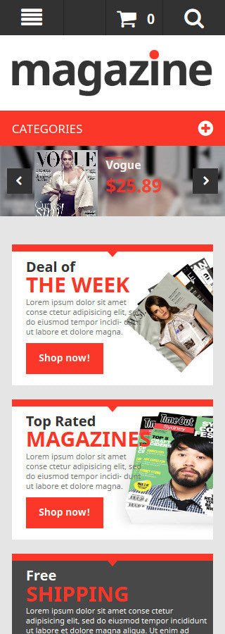 Magento Themes - GoWebBaby.Com