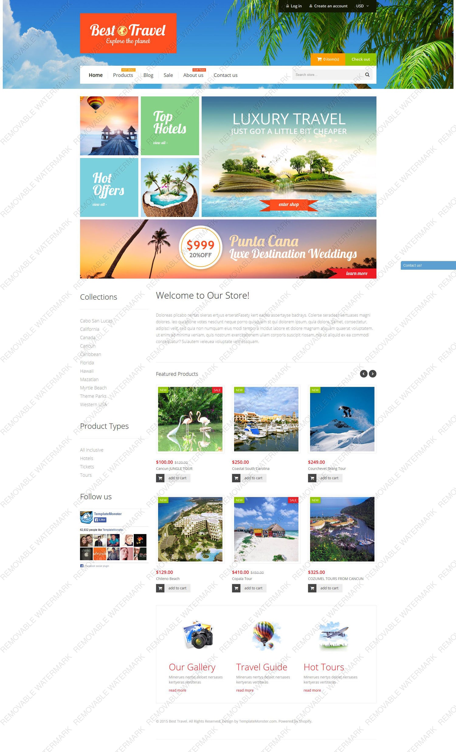 Shopify Themes - GoWebBaby.Com