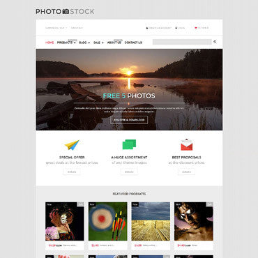 Photography Photo Store Shopify Website Design - GoWebBaby.Com