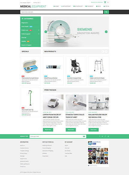 Magento Themes - GoWebBaby.Com