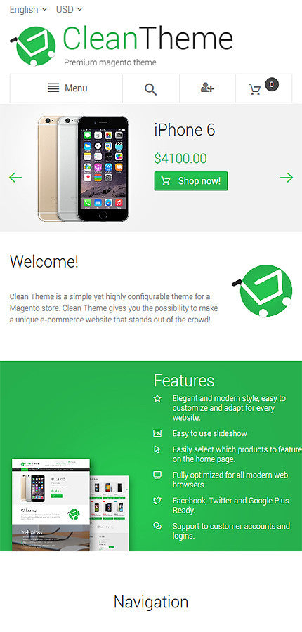 Magento Themes - GoWebBaby.Com