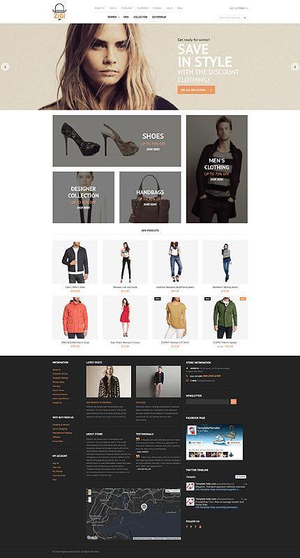 Designer Apparel Store Magento Website Design - GoWebBaby.Com