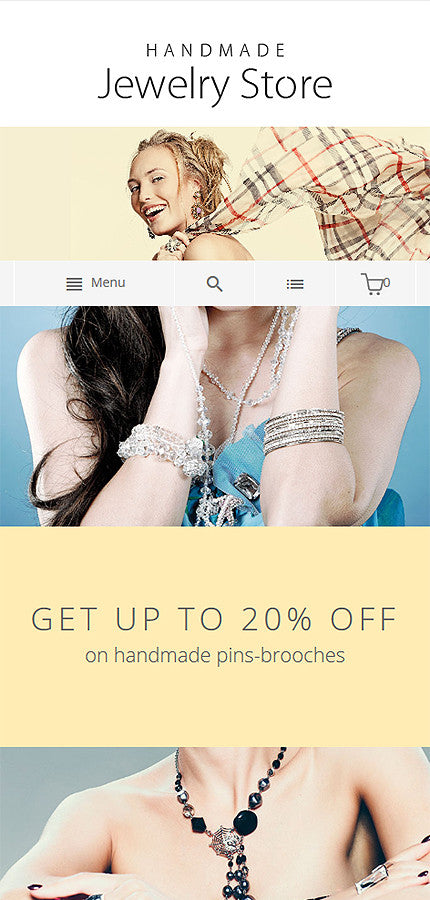 Handmade Jewelry Magento Website Design - GoWebBaby.Com