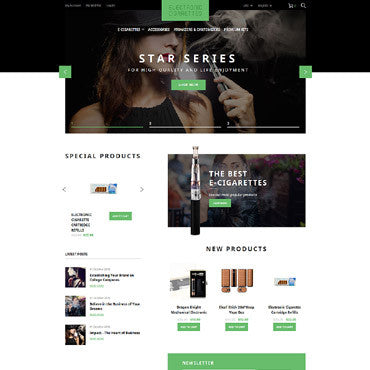 Tobacco Magento Website Design - GoWebBaby.Com