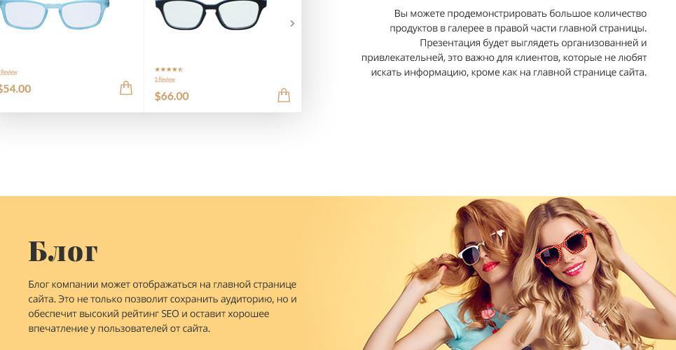 Eyewear Store Magento Website Design - GoWebBaby.Com