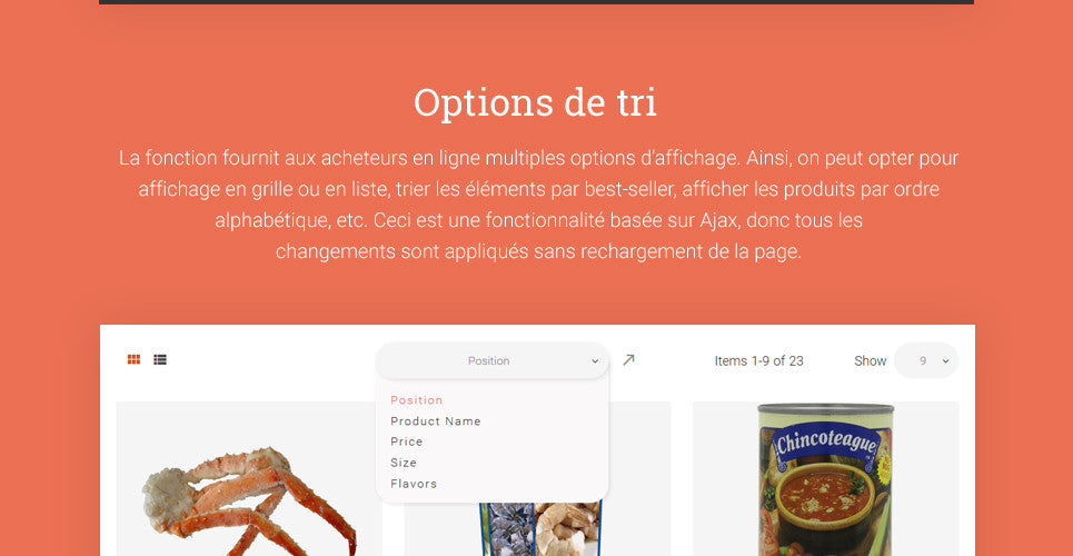 Seafood Magento Website Design - GoWebBaby.Com