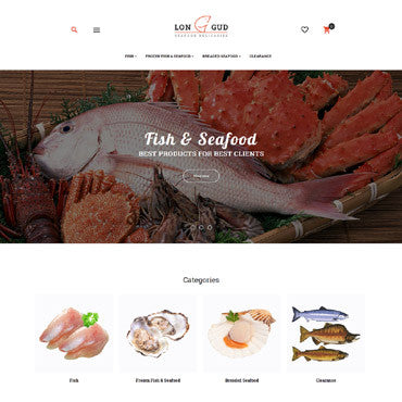 Seafood Magento Website Design - GoWebBaby.Com