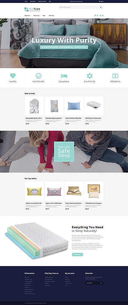 Home Accessories Magento Website Design - GoWebBaby.Com