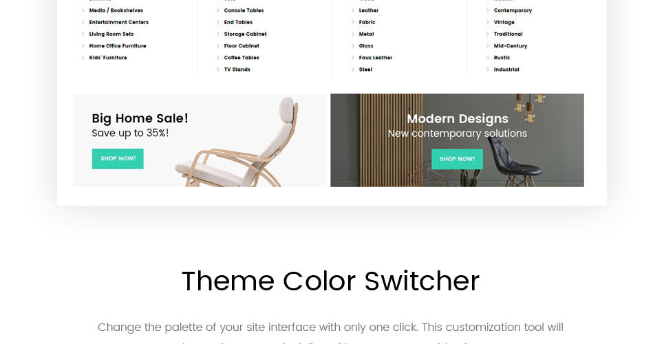 Style and Comfort Furniture Magento Website Design - GoWebBaby.Com