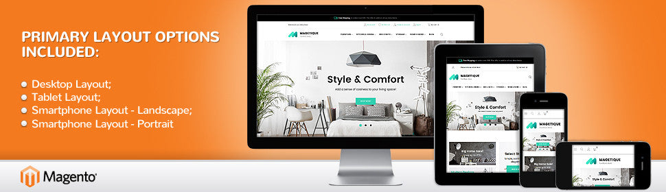 Style and Comfort Furniture Magento Website Design - GoWebBaby.Com