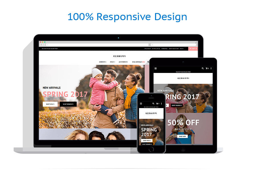 Spring Clothing Magento Website Design - GoWebBaby.Com