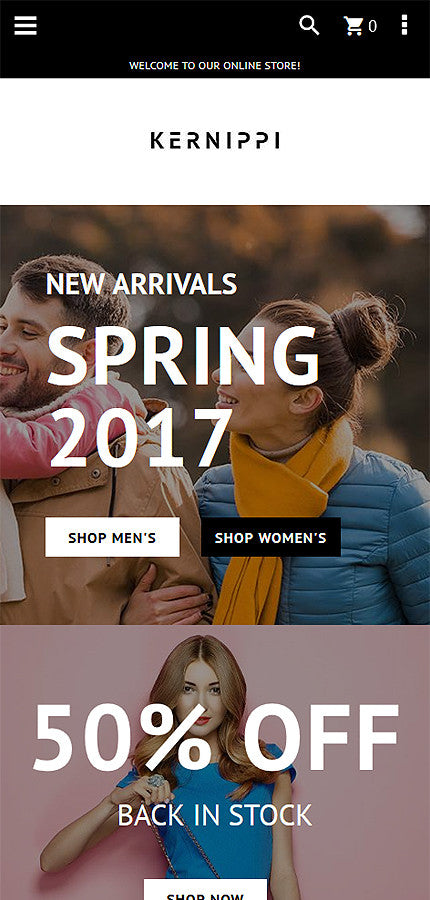 Spring Clothing Magento Website Design - GoWebBaby.Com
