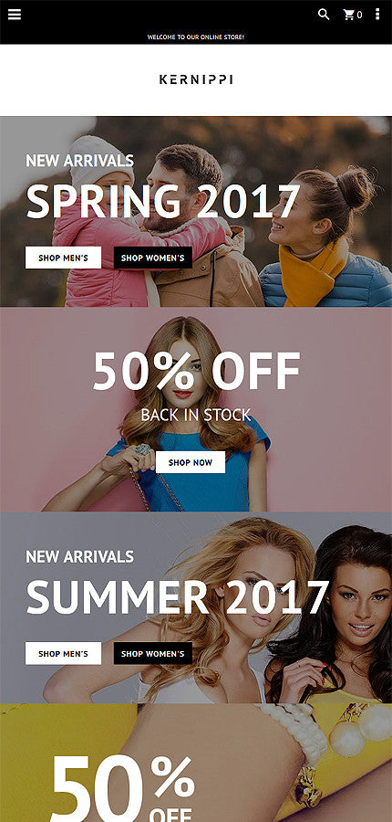 Spring Clothing Magento Website Design - GoWebBaby.Com