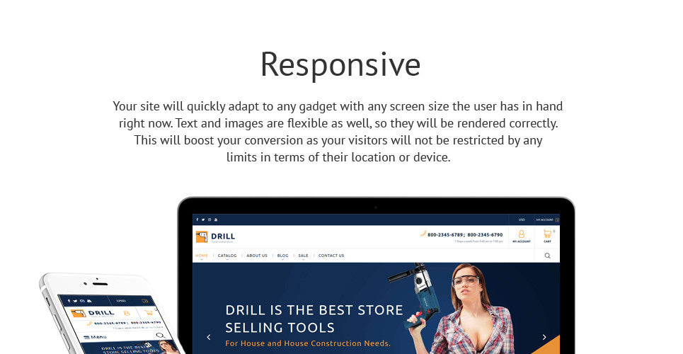 Industrial Tools - Shopify Themes - GoWebBaby.Com