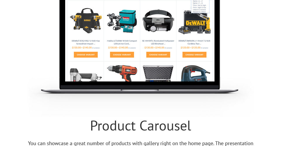 Industrial Tools - Shopify Themes - GoWebBaby.Com