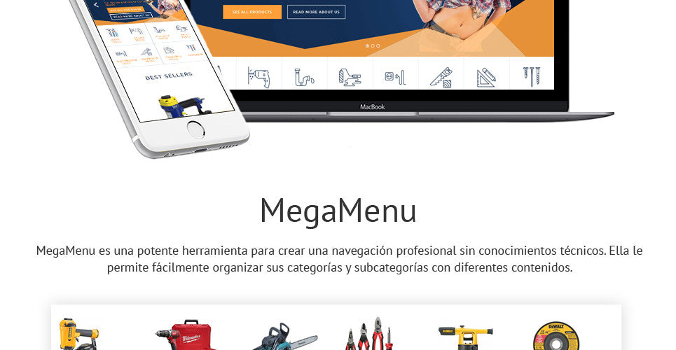 Industrial Tools - Shopify Themes - GoWebBaby.Com