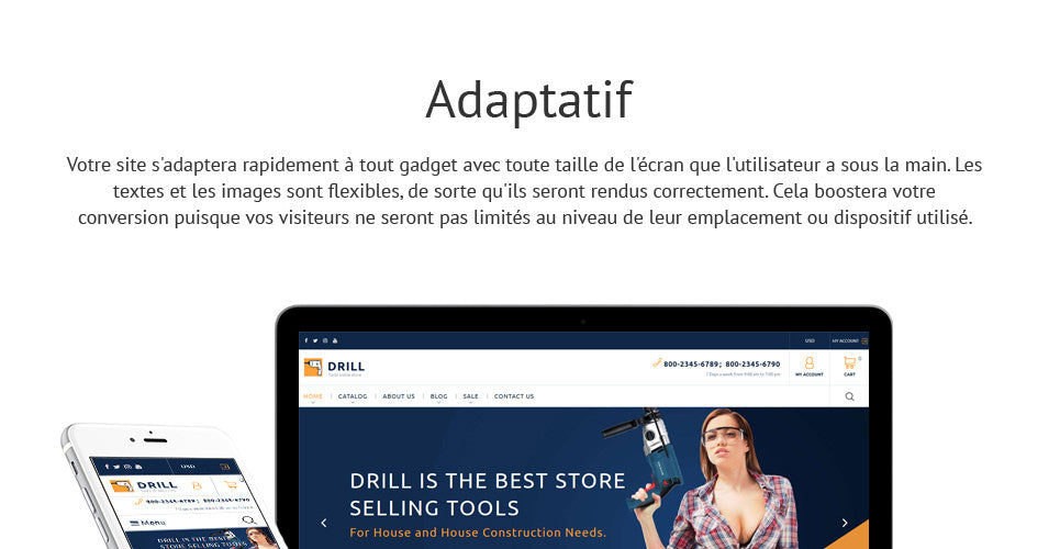 Industrial Tools - Shopify Themes - GoWebBaby.Com