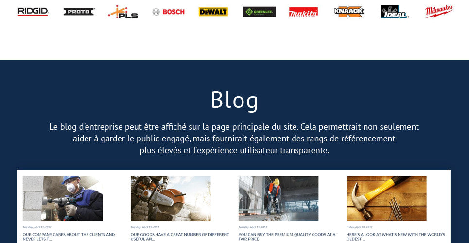 Industrial Tools - Shopify Themes - GoWebBaby.Com